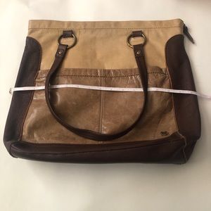 The Sak large leather tote bag